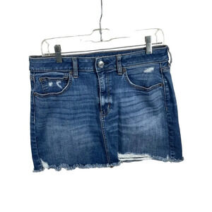 American Eagle Outfitters Blue Mini Skirt